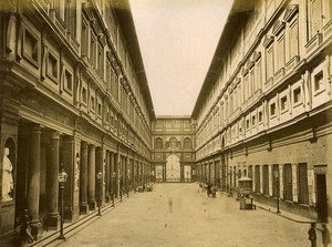 Gallery Florence Italy Old Photo Brogi 1880