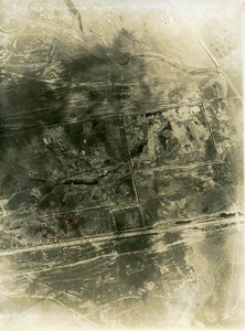 Trench Gulianca Romania Orient War WWI WW1 Old Aerial Photo 1917