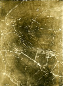 02100 Saint Quentin Trench Elsa France WWI WW1 Old Aerial Photo 1918