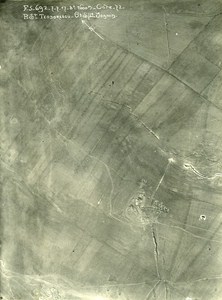 Romania Tip of Dobroge Cote 72 Orient War WWI WW1 Old Aerial Photo 1917