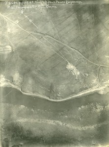 Romania Tip of Dobroge Dobroudja Orient War WWI WW1 Old Aerial Photo 1917