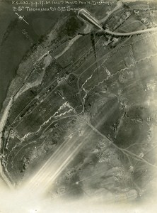 Romania Tip of Dobroge Dobroudja Orient War WWI WW1 Old Aerial Photo 1917