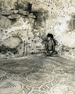 Portrait Amiram the little Israeli Israel Old Photo Maziere 1965