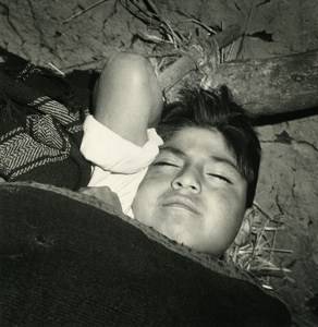 Portrait Micias Children of Andes Ecuador Old Photo Beauvais 1965