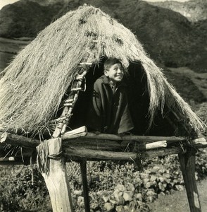 Portrait Micias Children of Andes Ecuador Old Photo Beauvais 1965