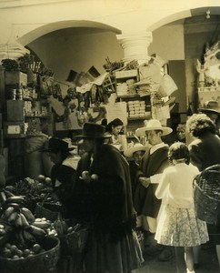 The Market Portrait Micias Children of Andes Ecuador Old Photo Beauvais 1965