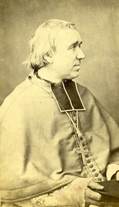 Religion Man Costume Fashion Nevers France Old CDV Photo Teruel ca 1870