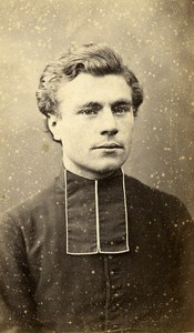 Religion Costume Fashion Gent Belgium Old CDV Photo De Laetre ca 1870