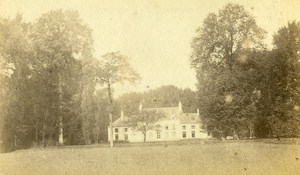 Belgium Castle Park Old CDV Photo Anonymous 1870