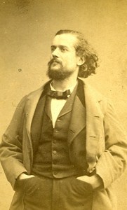Man Costume Fashion Marseille France Old CDV Photo Cazalis ca 1870