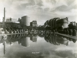 Praca Paris Rio de Janeiro Brazil Old Photo 1935