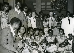 Abidjan Ivory Coast Theater Festival Banfora Troup Winner Old Photo 1955