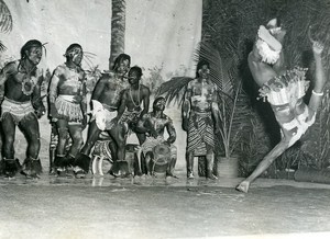 CCFCI Abidjan Ivory Coast Theater Festival Dance Troup Old Photo 1956