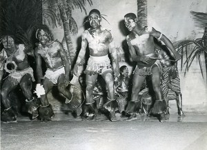 CCFCI Abidjan Ivory Coast Theater Festival Dance Troup Old Photo 1956