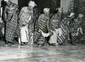 CCFCI Abidjan Ivory Coast Theater Festival Dance Troup Old Photo 1956