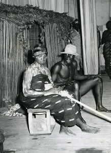 Africa Senegal Dakar Festival Nigerian Theater Troup Old Photo 1956