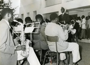 Africa Senegal Dakar MJC Inauguration Pioneers Palace Old Photo 1956