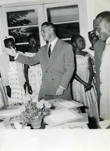 Africa Senegal Dakar MJC Inauguration Pioneers Palace Old Photo 1956