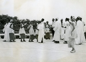 Senegal Dakar Receipt of Theatrical Finalists Ivory Coast & Niger Old Photo 1956