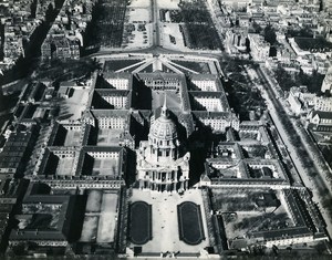 Paris Hôtel National des Invalides France Old Aerial Photo ca 1945