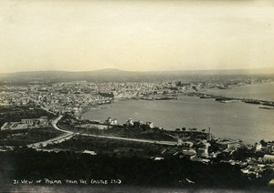 Spain View of Palma from the Castle Old Photo 1930