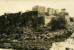 Greece Athens Acropolis Works General View Old Photo 1930