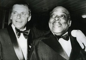 US Jazz Singer Frank Sinatra & Count Basie News Photo ca 1980