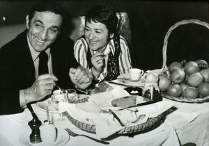 Lino Ventura & Annie Girardot in La Gifle of Pinoteau Cinema News Photo ca 1980