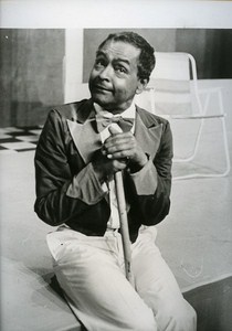 Theater Actor Bill Curry in Hell is for whites only News Photo 1980