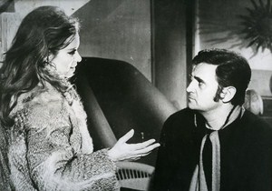 French Actor Portrait Roger Hanin & Marisa Mell Cinema News Photo 1980