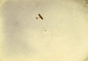 Early Aviation Monoplan Bleriot Le Mans France Old Snapshot Photo 1911