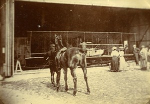 Early Aviation Airfield Chartres France Old Snapshot Photo 1913