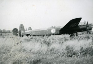 Kenilworth Flying Schools Avro 694 Lincoln Plane Old Snapshot 1949