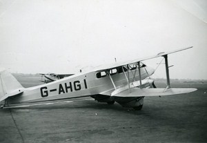 Kenilworth Flying Schools De Havilland Plane Old Snapshot 1949