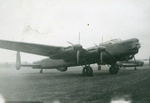 Kenilworth Flying Schools Avro 694 Lincoln Plane Old Snapshot 1949