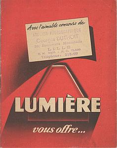 Catalogue Lumière 1949 par Société Lumière