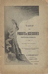 Tarif des Produits et Accessoires Photographiques par Maison Girard & Cie