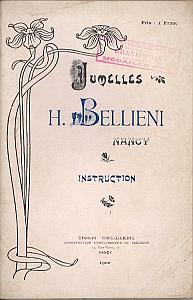 Jumelles H. Bellieni, Nancy - Instructions par Bellieni, H.