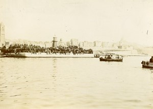 Military Conquest Madagascar Return of General Duchesne Marseille Old Photo 1895