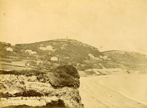 Ireland Eire Dublin Killiney Bay Old Albumen Photo 1875