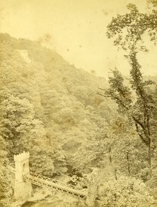 Ireland Eire South Lover's Leap Old Albumen Photo 1875