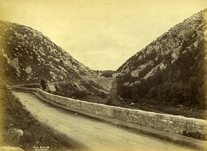 Ireland Eire Dublin Wiclow The Scalp Old Albumen Photo 1875