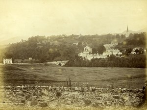 Ireland Eire Wiclow Enniskerry General View Old Albumen Photo 1875