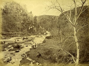 Ireland Eire Wiclow Vale of Avoca Avonmore River Old Albumen Photo 1875