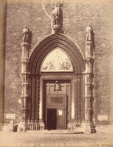 Italy Venice Chief Portal of Church St Mark Old Large Photo Carlo Naya 1865