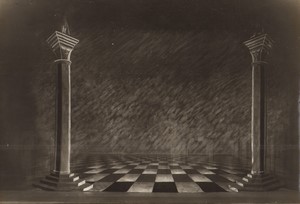 London Coliseum Theatre Casanova Stage design? Old Stage Photo 1932 #5