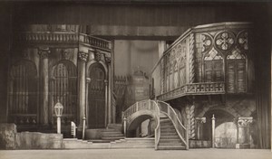 Londres Coliseum Theatre Casanova Décor de scene Ancienne Stage Photo 1932 #3