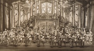 Londres Coliseum Theatre Casanova Acteurs en Scene Ancienne Stage Photo 1932 #6