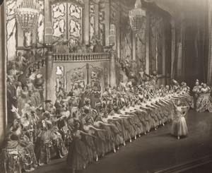 Londres Coliseum Theatre Casanova Acteurs en Scene Ancienne Stage Photo 1932 #7