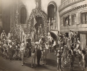 London Coliseum Theatre Casanova At the gate of Tarragona Old Stage Photo 1932